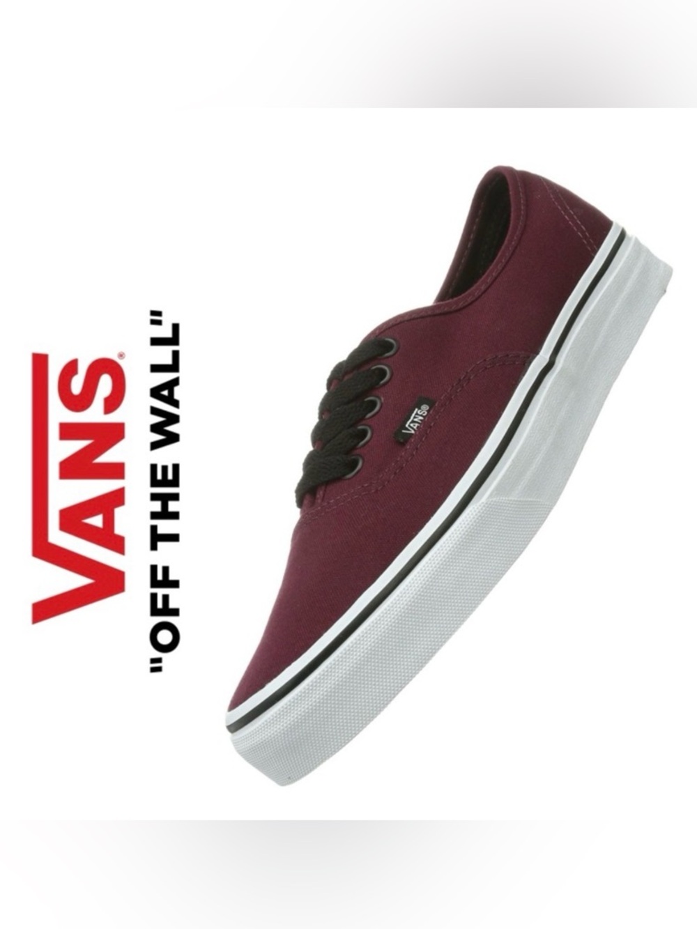Vans Atwood Oxblood Canvas Sneakers